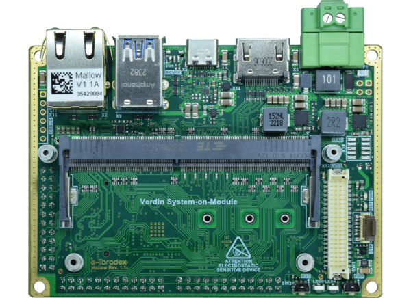 Mallow Carrier Board V1.1 - Toradex | Mouser